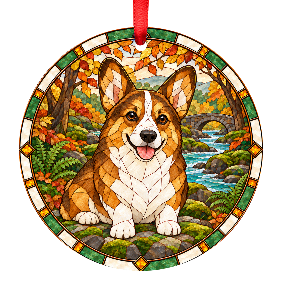 Pembroke Welsh Corgi — Sable and White
