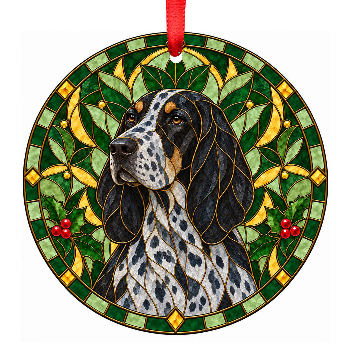 Petit Bleu de Gascogne — Blue Ticked and Tan