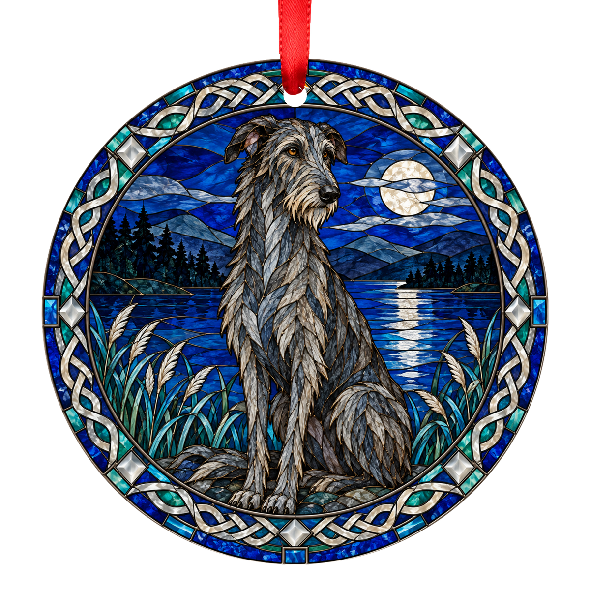 Scottish Deerhound — Blue Gray Brindle