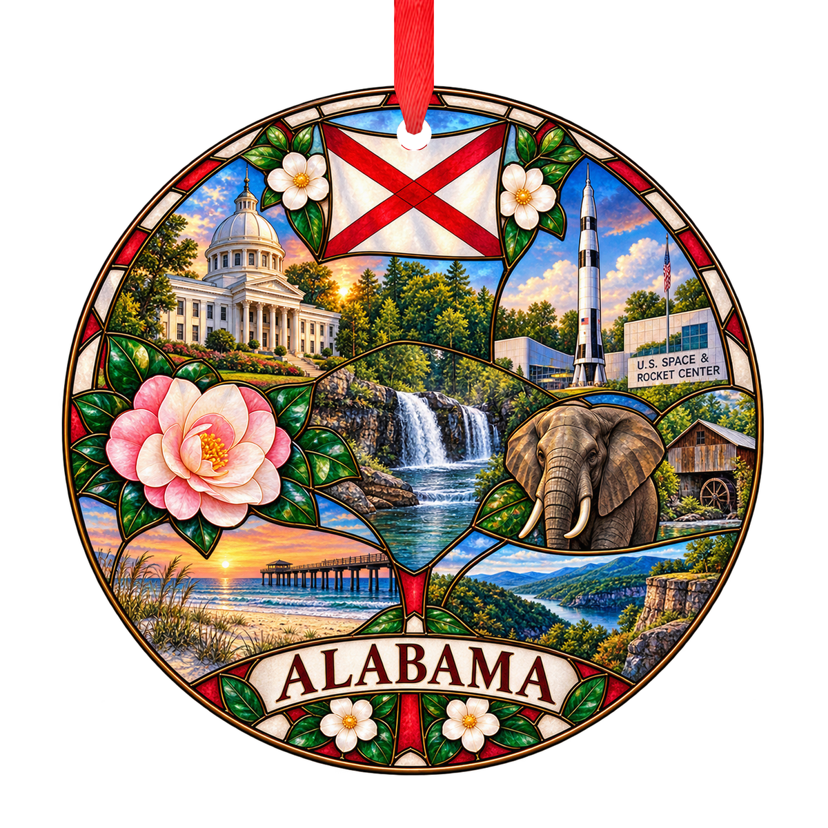 Alabama Christmas ornament collectible state keepsake
