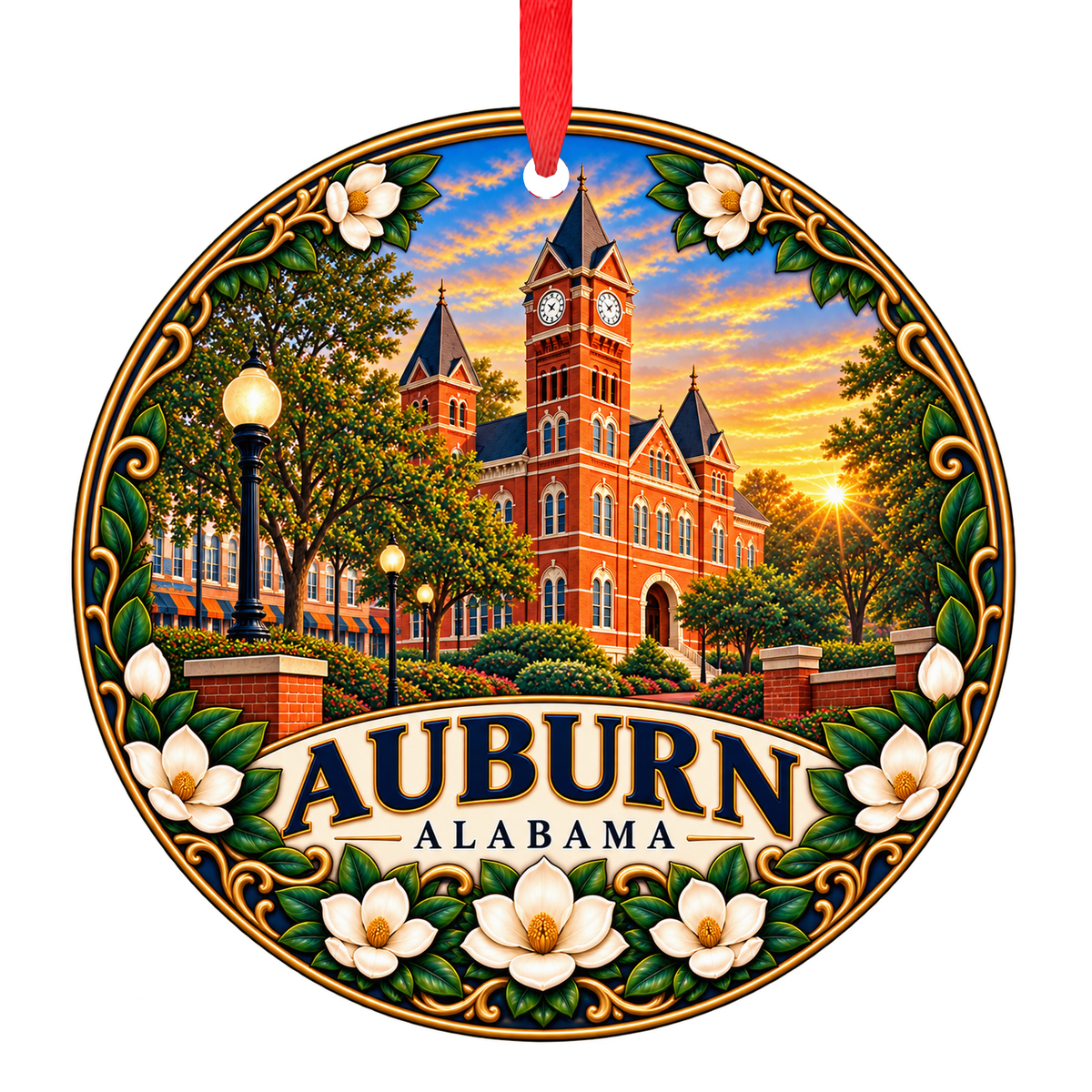 Auburn Alabama Christmas ornament hometown keepsake collectible gift