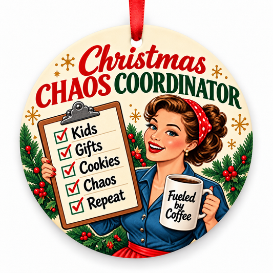 Christmas Chaos Coordinator Ornament