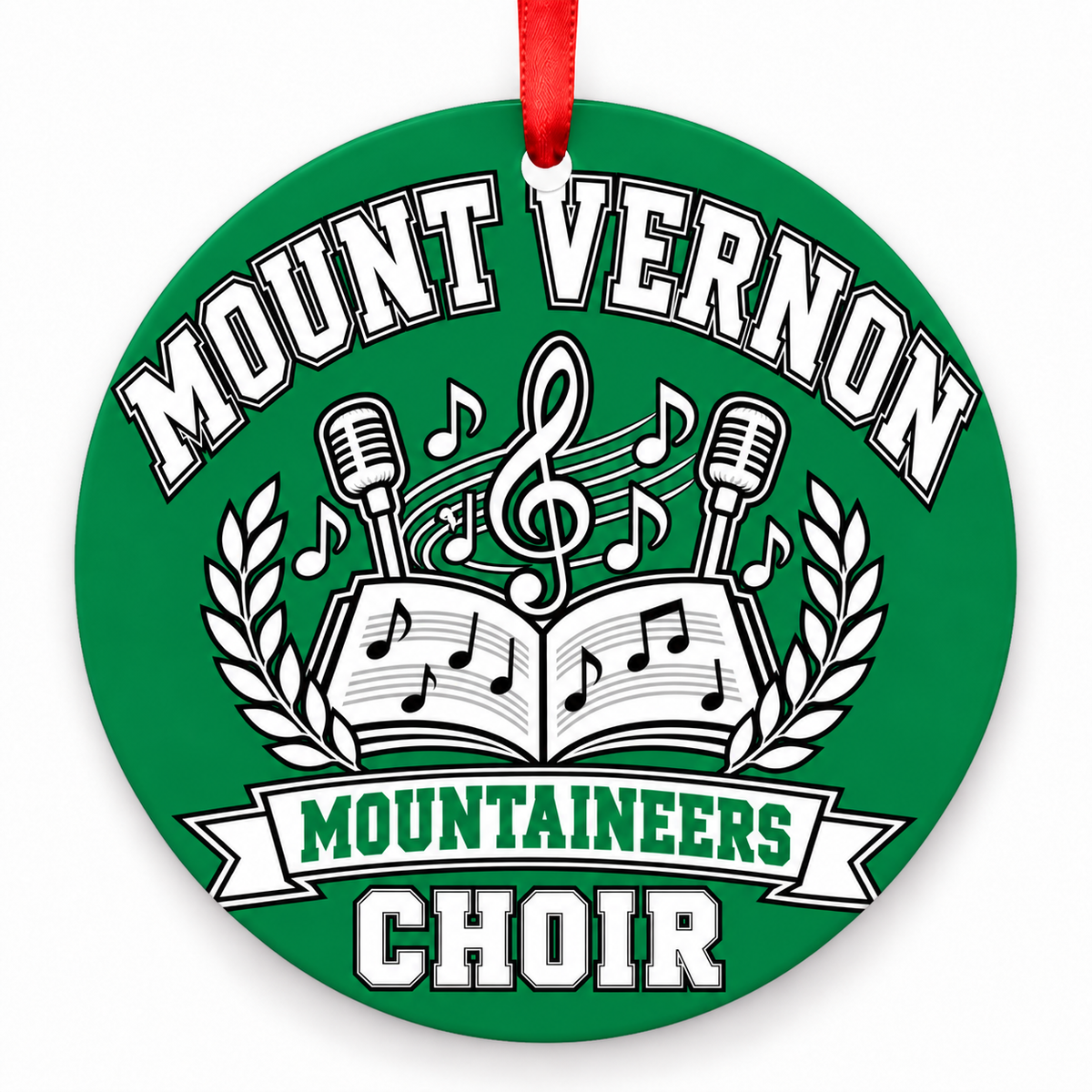 Mount Vernon High School Mountaineers Choir Christmas ornament