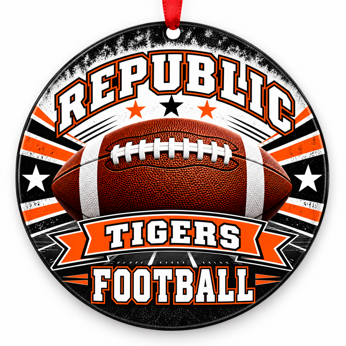 Republic Tigers FOOTBALL ornament — Classic Football