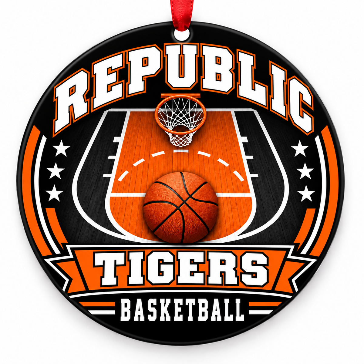 Republic Tigers BASKETBALL ornament — Basketball Court