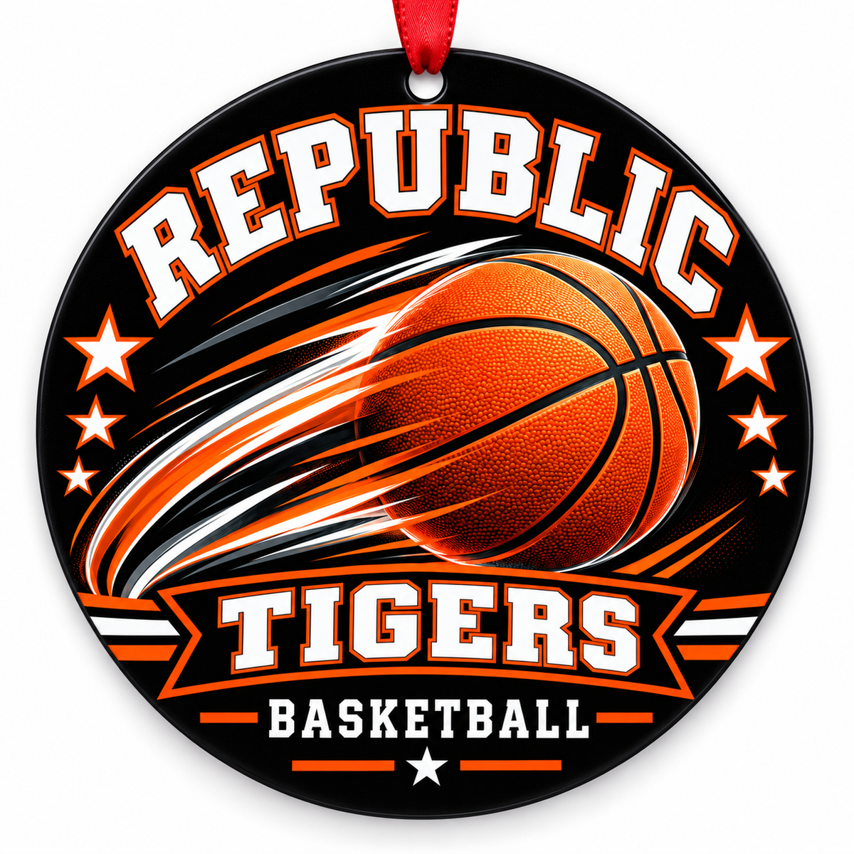 Republic Tigers BASKETBALL ornament — Basketball in Motion