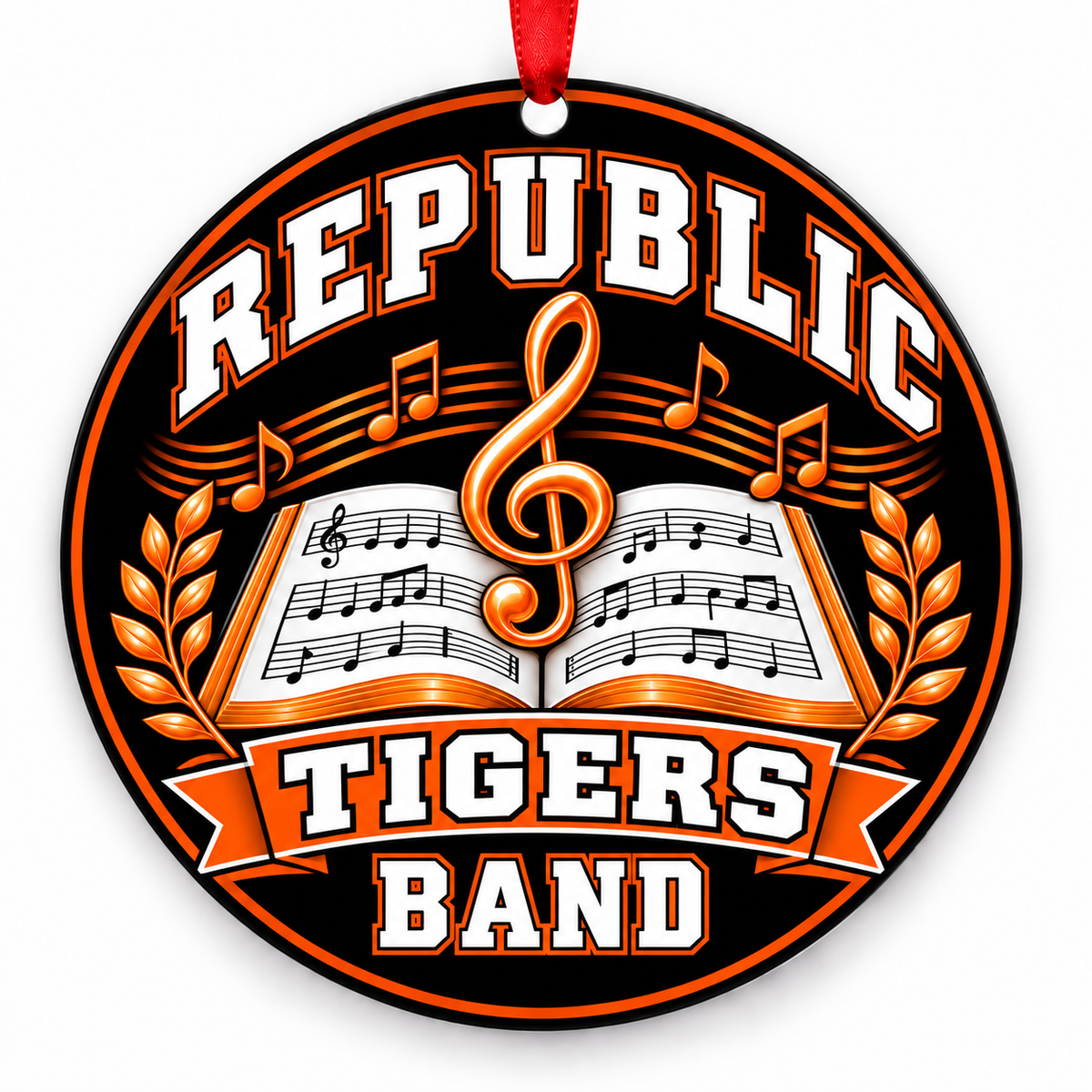 Republic Tigers BAND ornament — Music Book