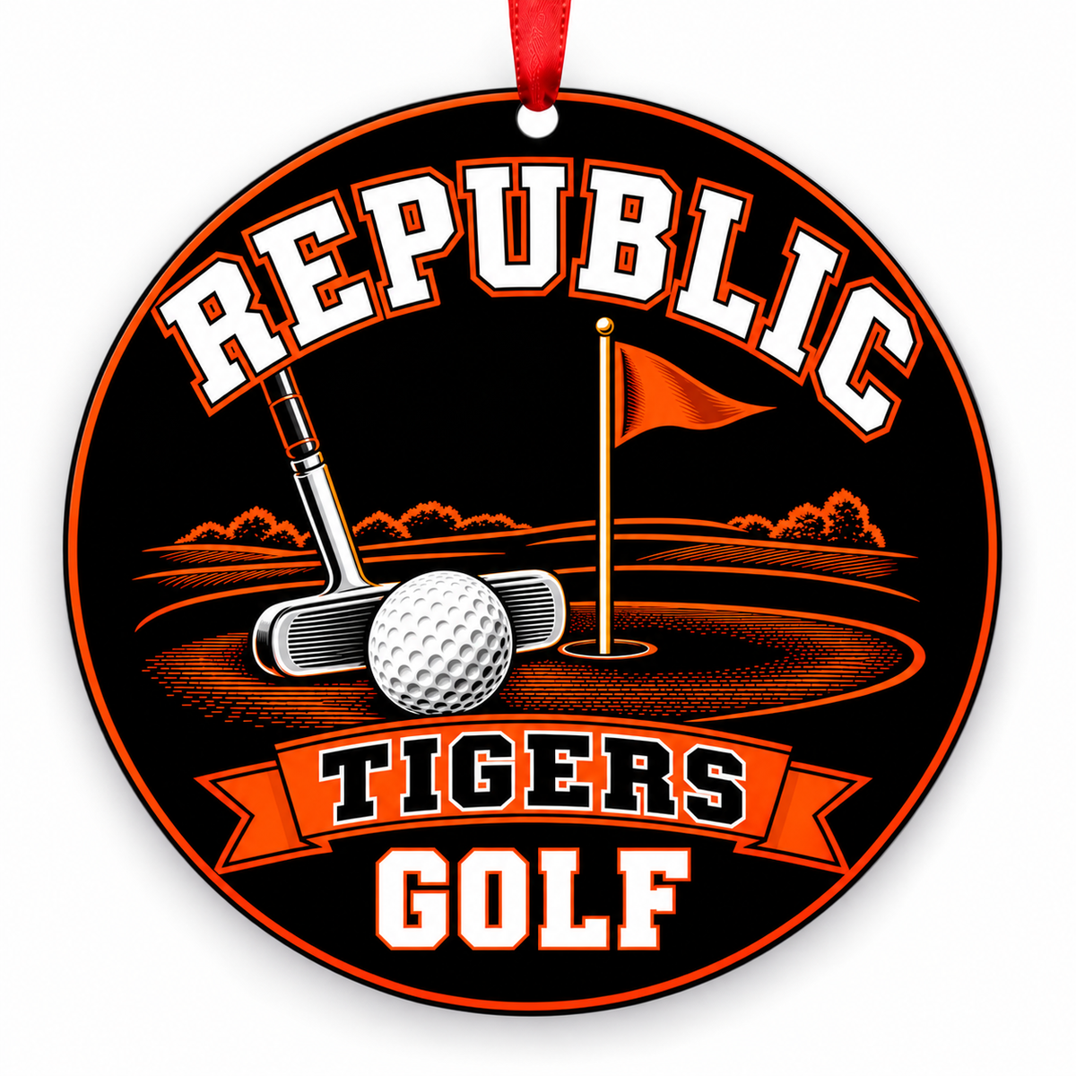 Republic Tigers GOLF ornament — Putting Green