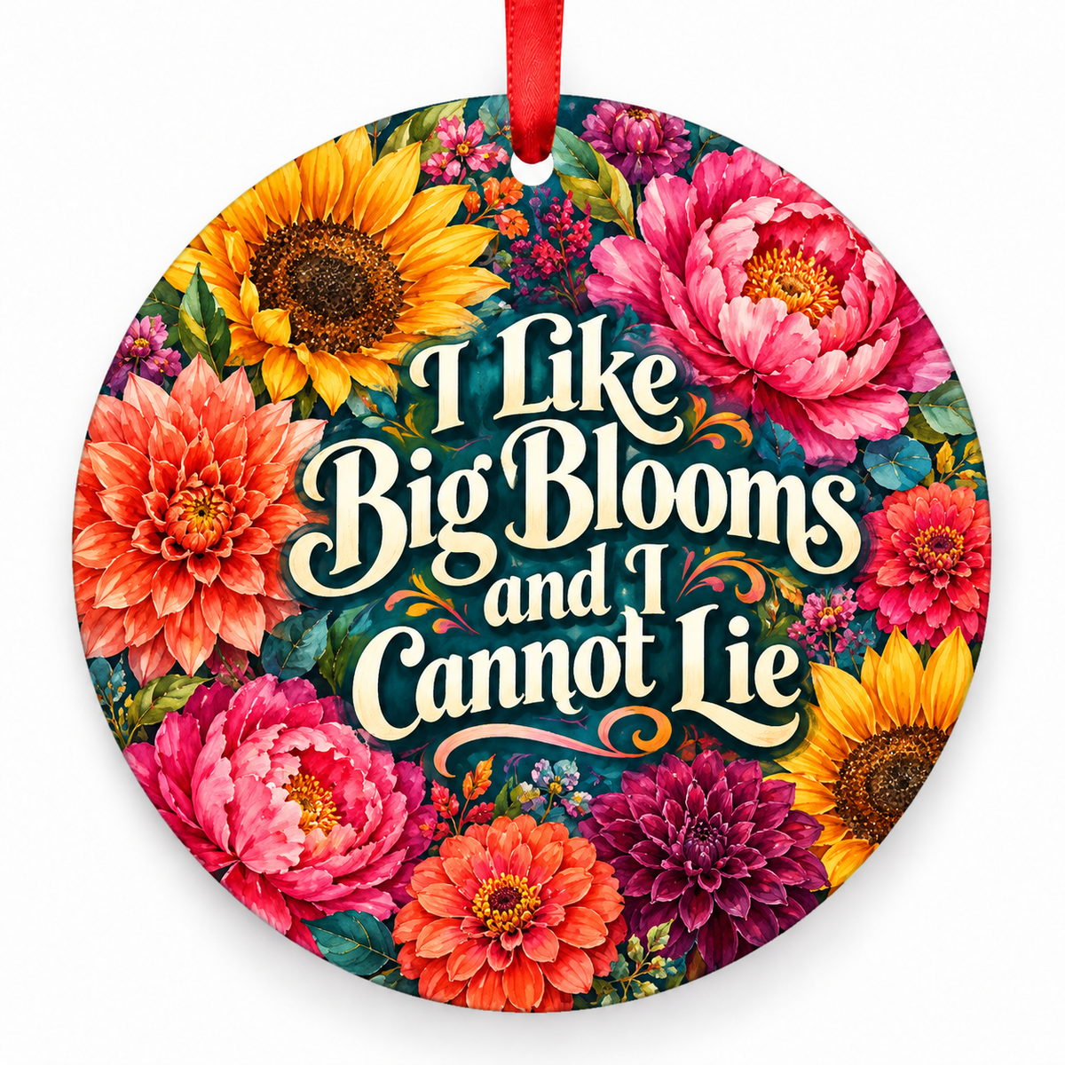 I Like Big Blooms and I Cannot Lie ornament