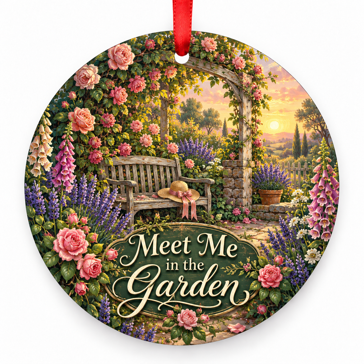Meet Me in the Garden ornament