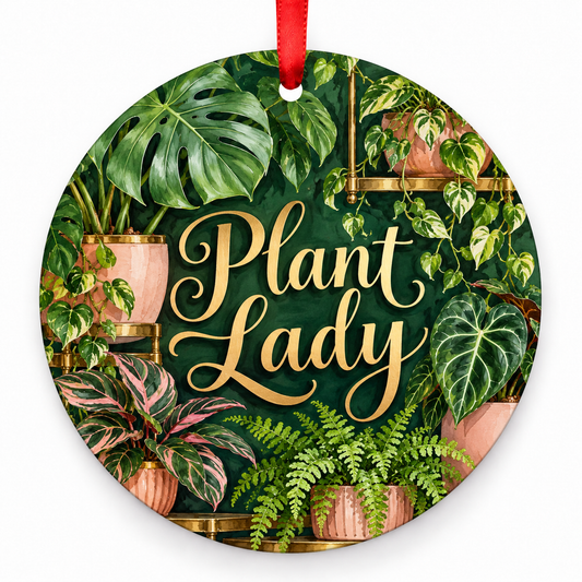 Plant Lady ornament
