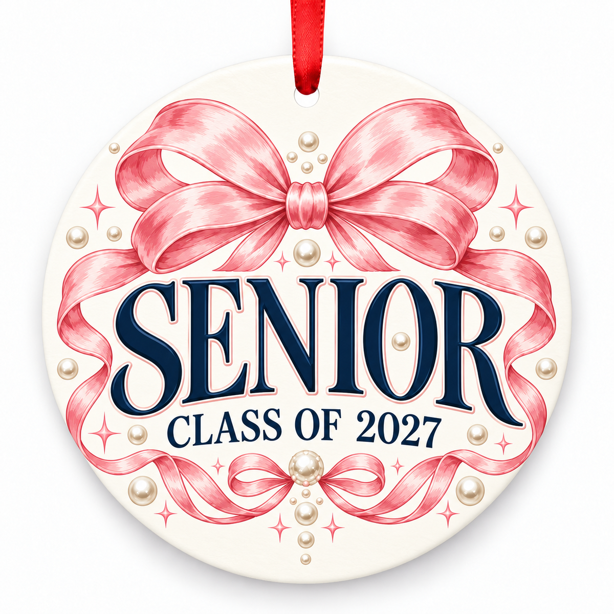 Coquette Senior Senior Class of 2027 ornament