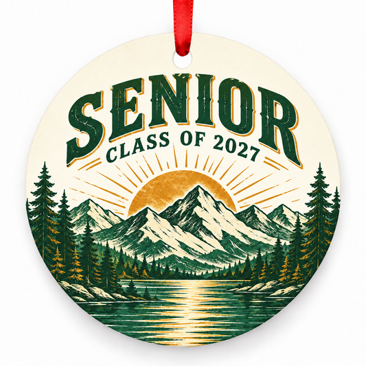 Adventure Ahead Senior Class of 2027 ornament