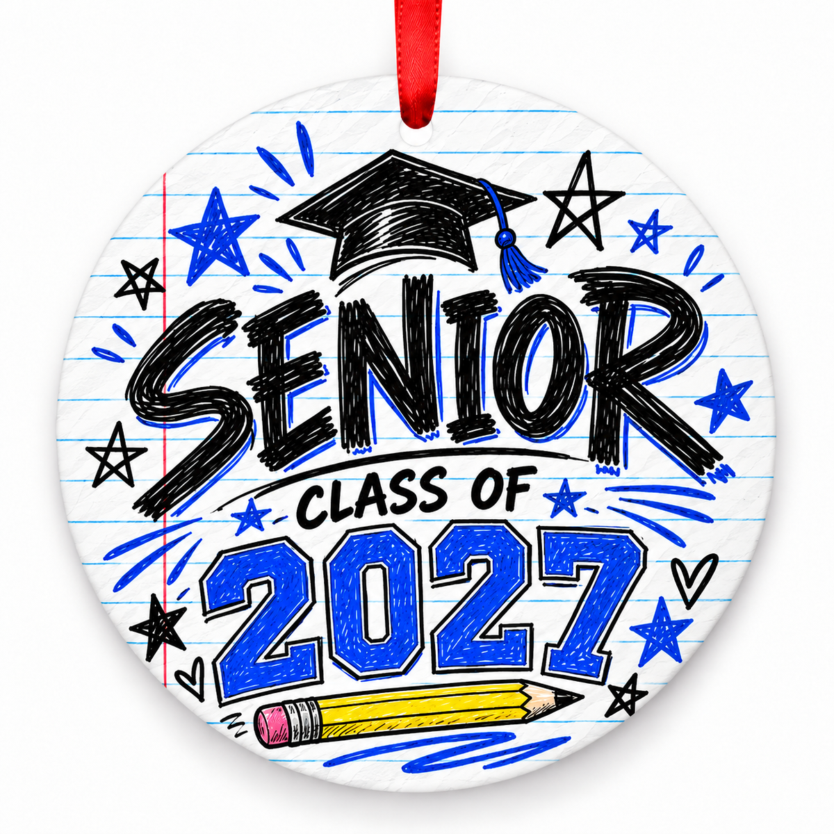 School Notebook Senior Class of 2027 ornament