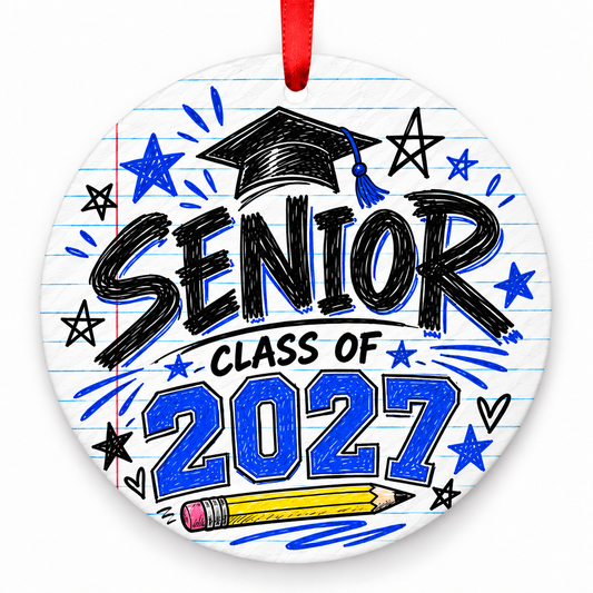 School Notebook Senior Class of 2027 ornament