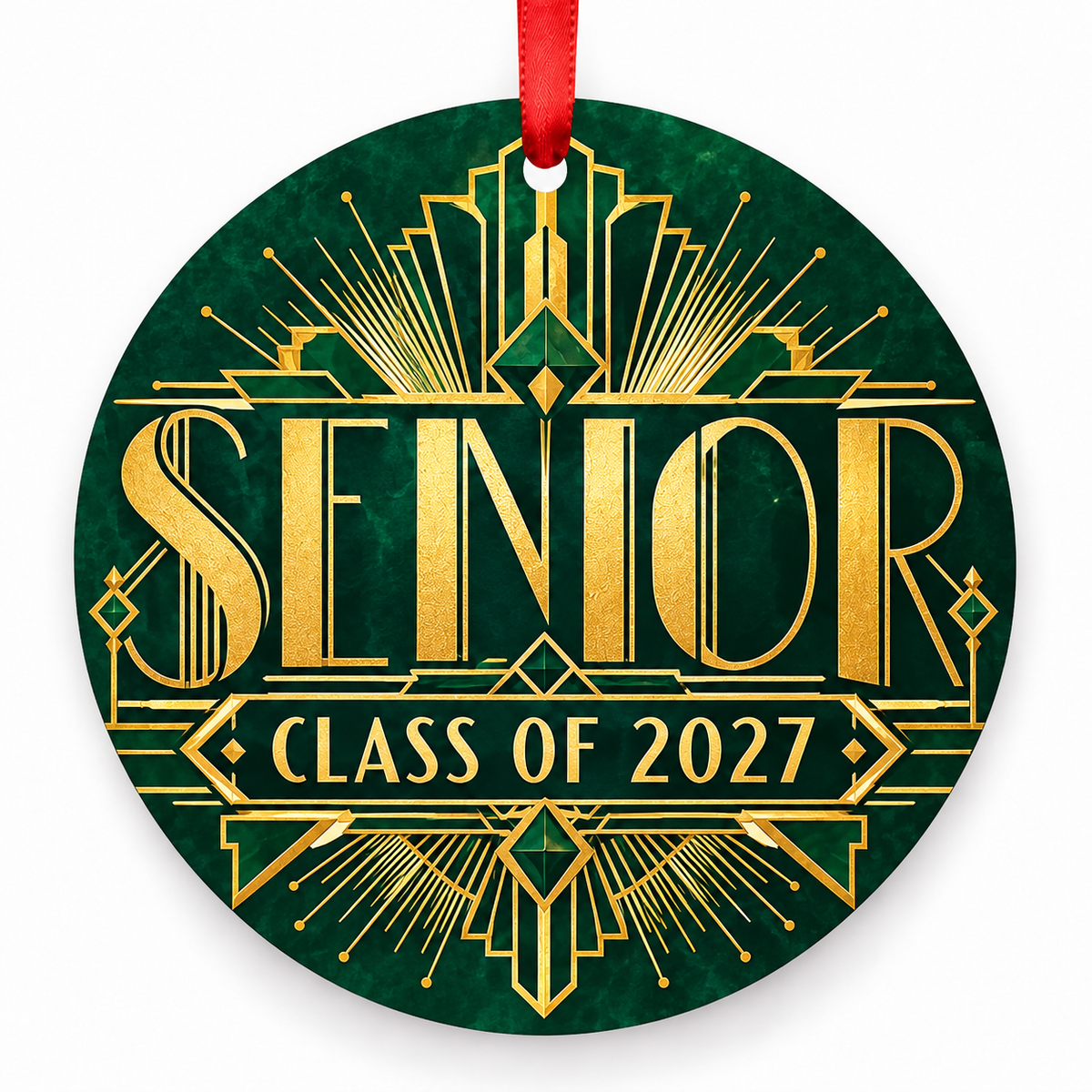 Art Deco Senior Class of 2027 ornament
