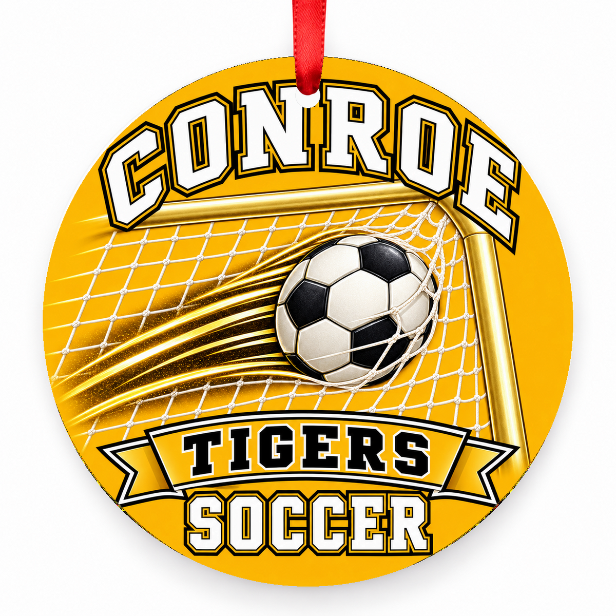 Conroe Tigers Soccer — Ball and Goal