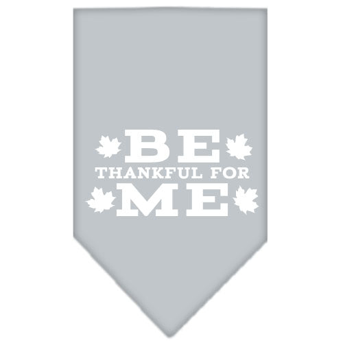 Thanksgiving Pet and Dog Bandana Screen Printed, "Be Thankful For Me"