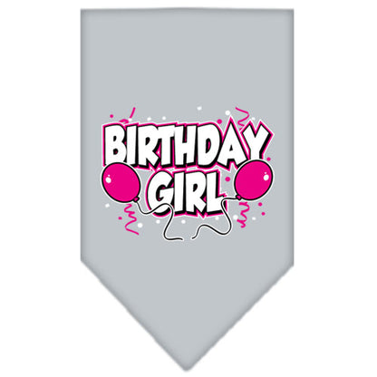 Pet and Dog Bandana Screen Printed, "Birthday Girl -or- "Birthday Boy"
