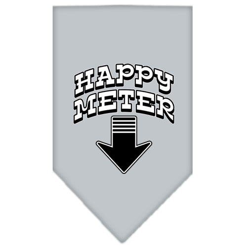 Pet and Dog Bandana Screen Printed, "Happy Meter"
