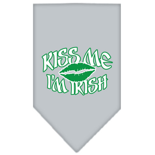 Pet and Dog Bandana Screen Printed, "Kiss Me I'm Irish"