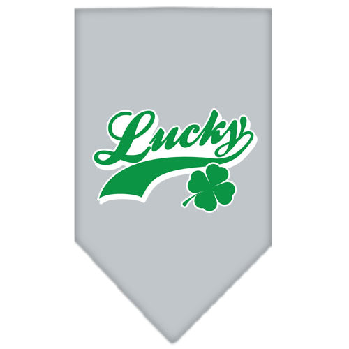 Pet and Dog Bandana Screen Printed,  "Lucky Swoosh"
