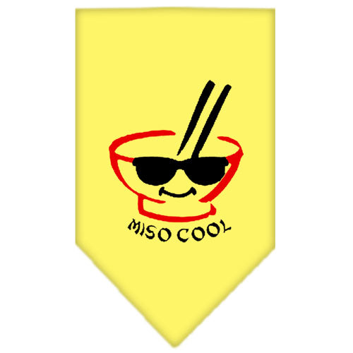Pet and Dog Bandana Screen Printed, "Miso Cool"