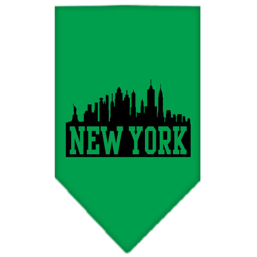 Pet and Dog Bandana Screen Printed, "New York Skyline"
