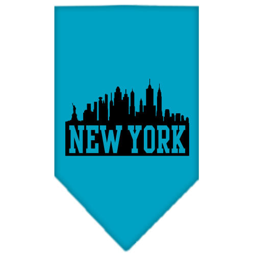 Pet and Dog Bandana Screen Printed, "New York Skyline"