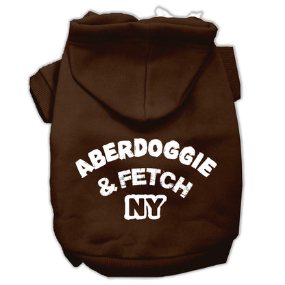 Pet Hoodie "Aberdoggie & Fetch NY"