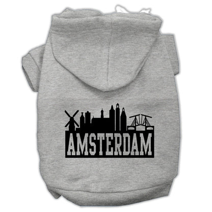 Pet Hoodie "Amsterdam Skyline"