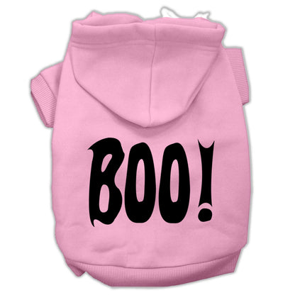 Halloween Pet Hoodie Screen Printed, "Boo"