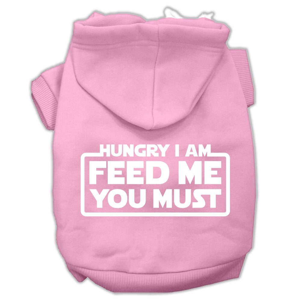 Pet Hoodie "Hungry I Am, Feed Me You Must"