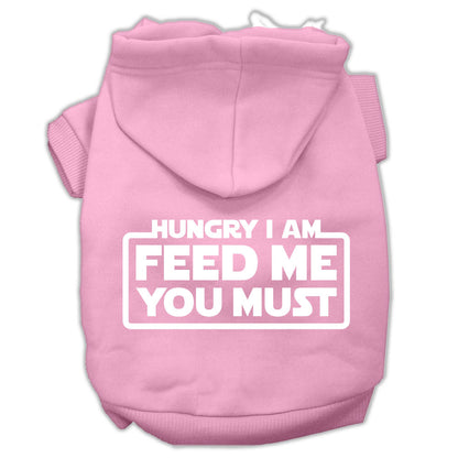 Pet Hoodie "Hungry I Am, Feed Me You Must"