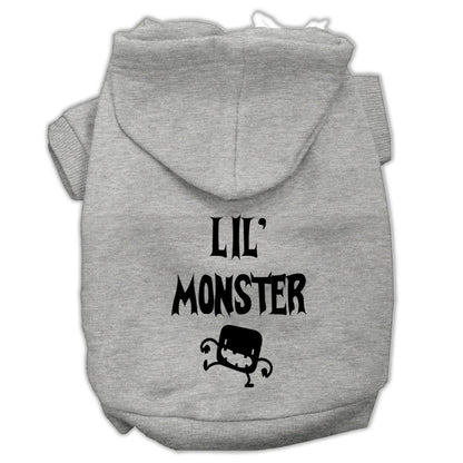 Halloween Pet Hoodie Screen Printed, "Lil Monster"