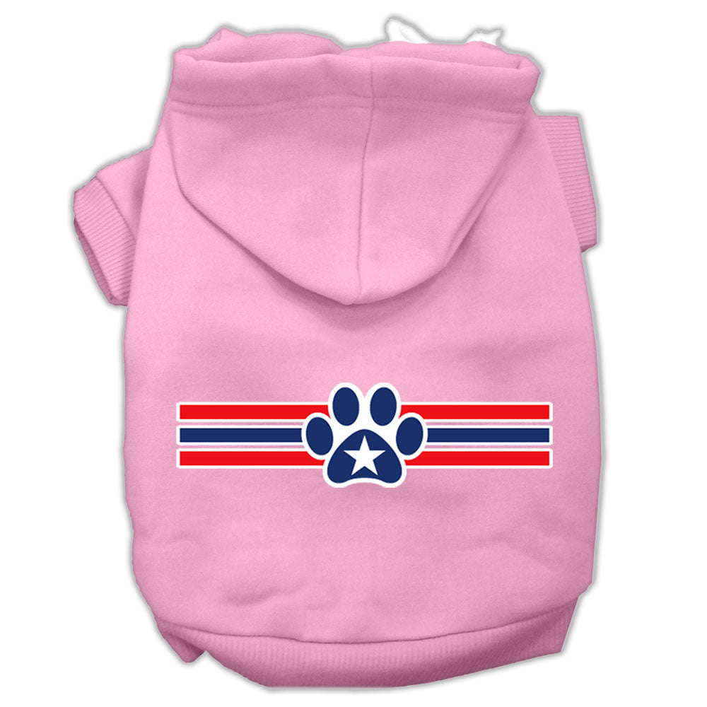 Pet Hoodie "Patriotic Star Paw"