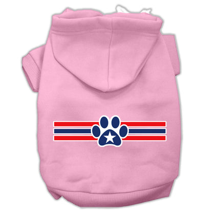 Pet Hoodie "Patriotic Star Paw"
