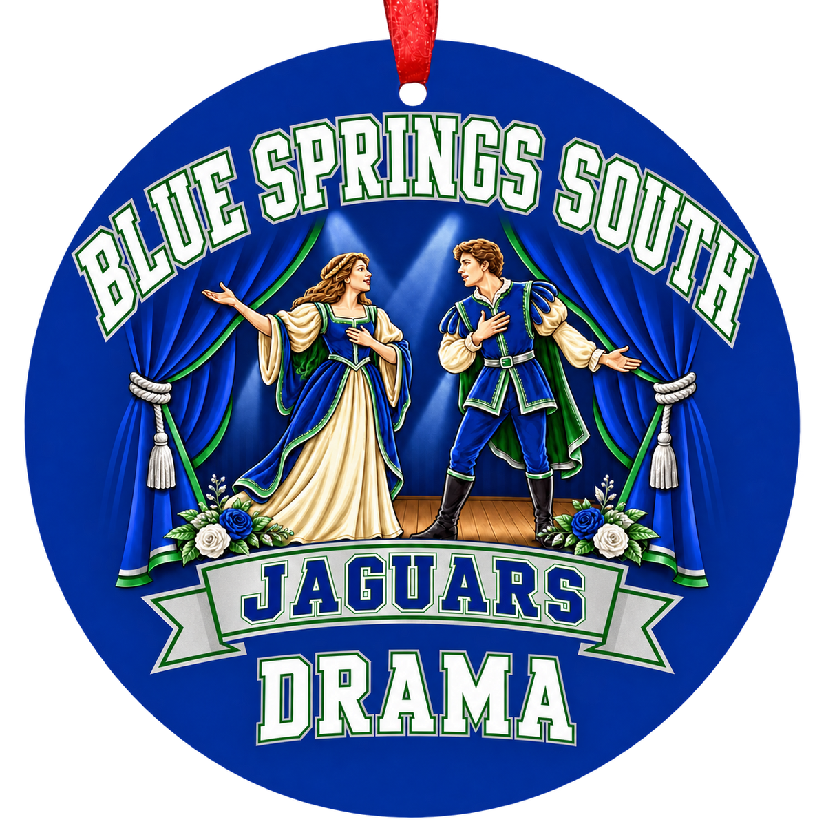 Blue Springs South Jaguars Drama ornament — Stage Performers