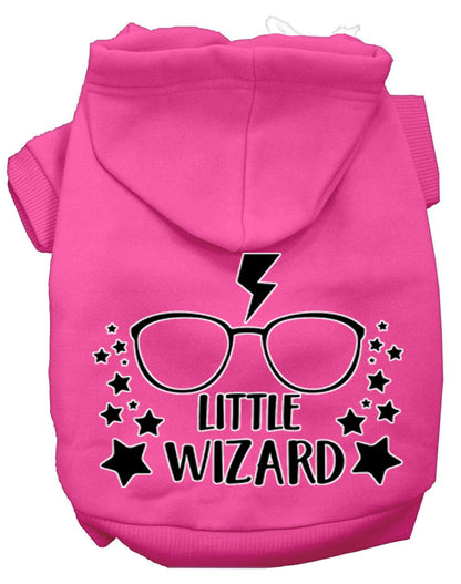 Pet Dog & Cat Hoodie Screen Printed, "Little Wizard"
