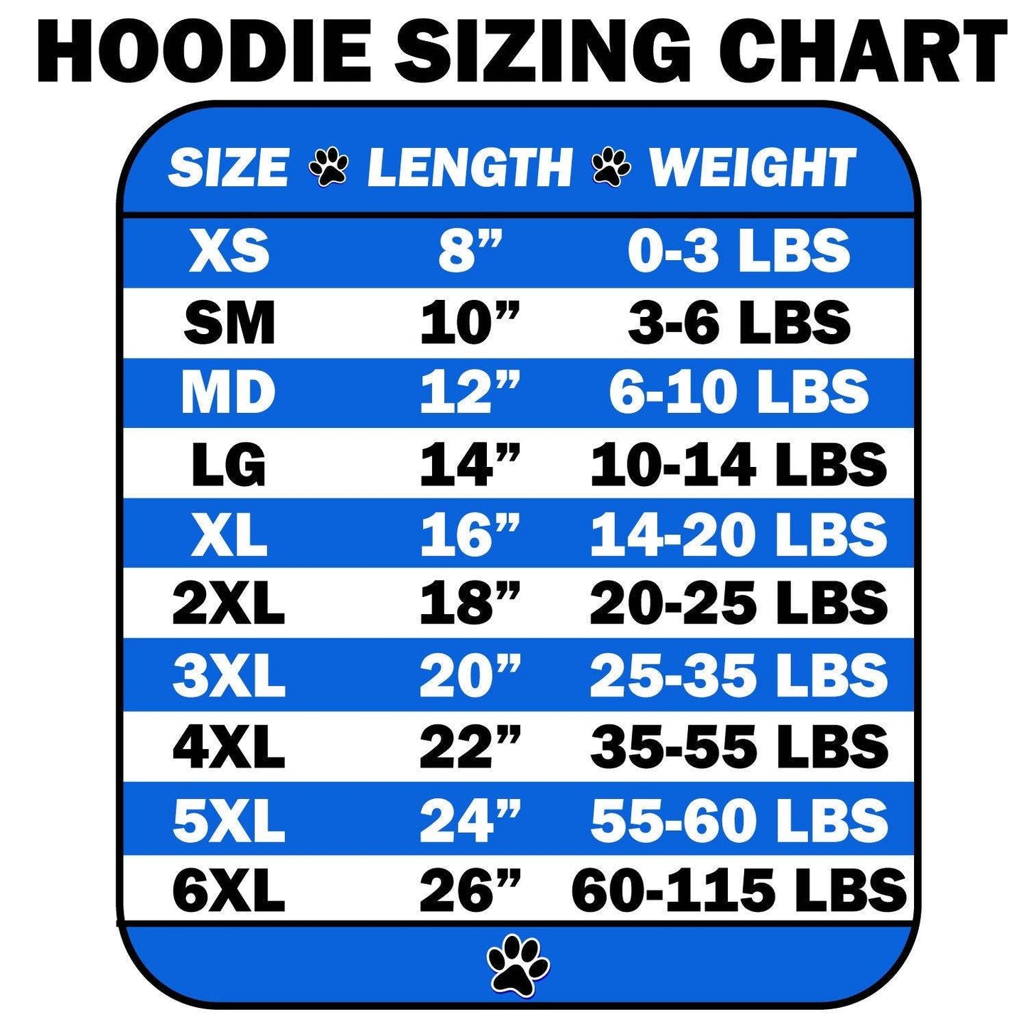 Pet Dog & Cat Hoodie Screen Printed, "Paws And Stripes"