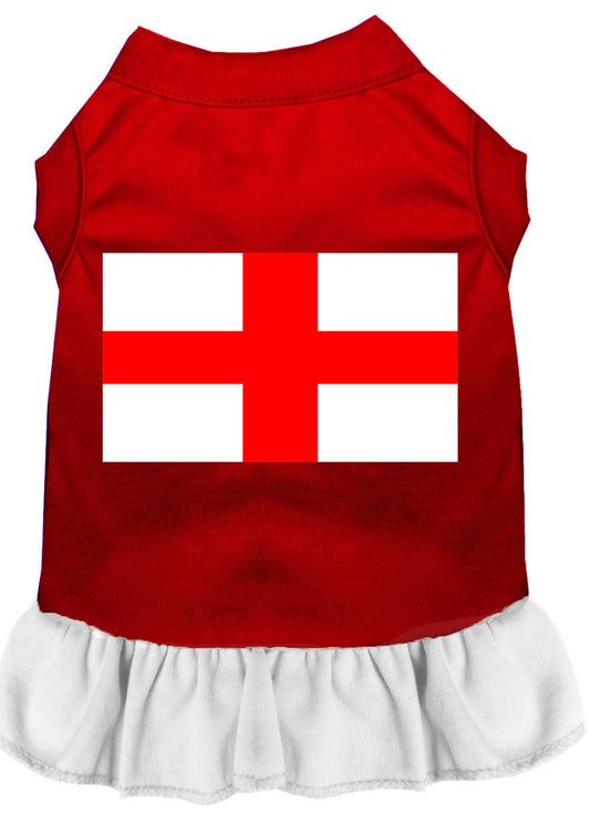 Dog Dress, Pet Dog & Cat Dress Screen Printed, "St. George's Cross"