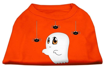 Halloween Pet Dog & Cat Shirt Screen Printed, "Sammy the Ghost"