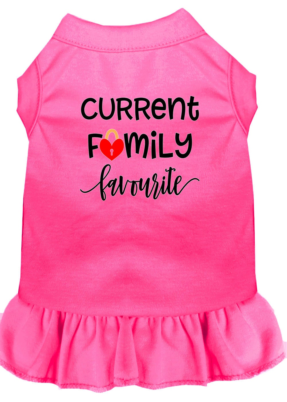 Pet Dog & Cat Dress Screen Printed, "Current Family Favorite"