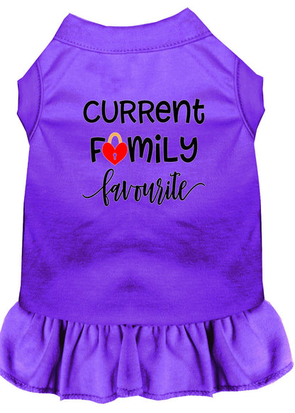 Pet Dog & Cat Dress Screen Printed, "Current Family Favorite"