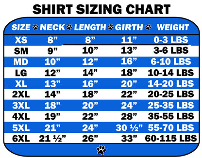 Pet Dog and Cat Team Shirt, "Custom Names & Numbers"