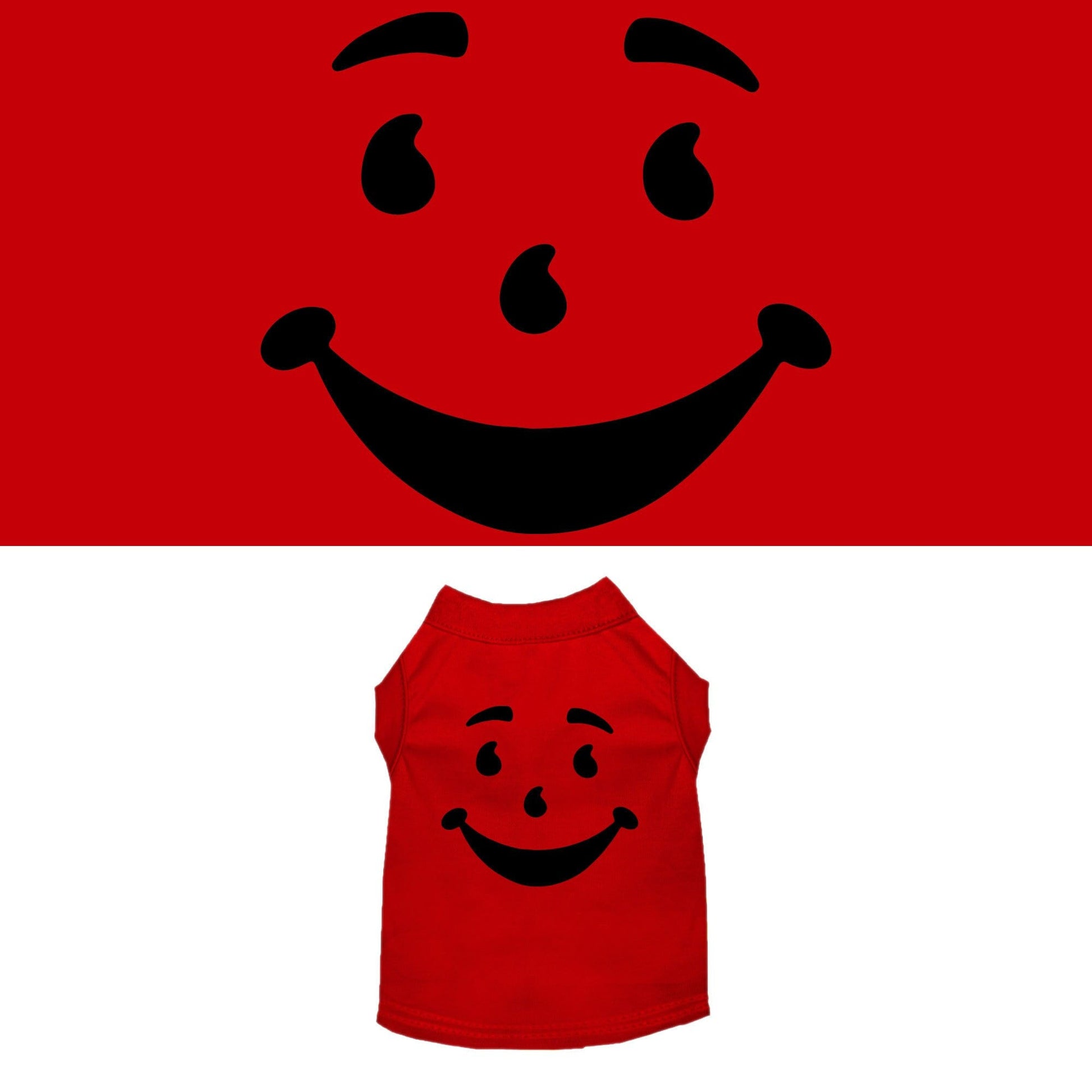 Halloween Pet Dog & Cat Shirt Screen Printed, "Happy Drink Man"