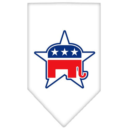 Dog Bandana Screen Printed, "Republican"