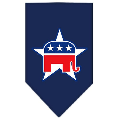 Dog Bandana Screen Printed, "Republican"