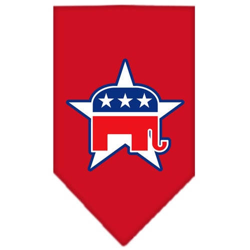 Dog Bandana Screen Printed, "Republican"